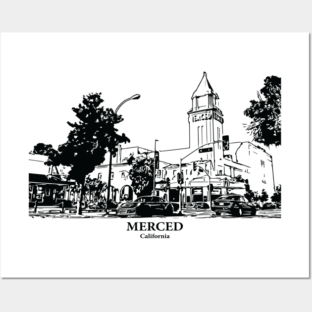 Merced - California Wall Art by Lakeric